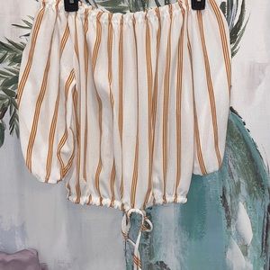 free kisses small off the shoulder top